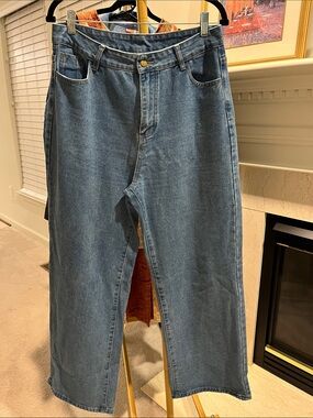 SHEIN Classic Blue wide leg women’s XL jeans